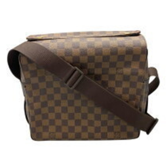 Louis Vuitton Naviglio Brown Damier Canvas Shoulder Bag - Picture 1 of 7